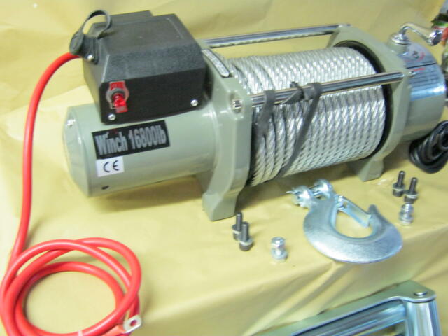 Winch Trui Lier 12V 7600 KG 