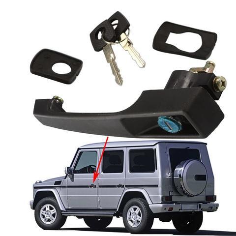 Door handle with keys