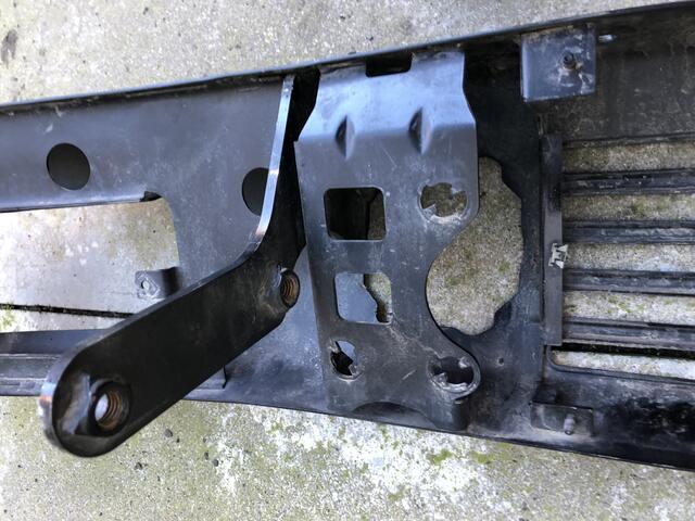 front bumper with radar