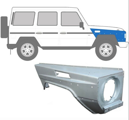 Spatbord RV W463