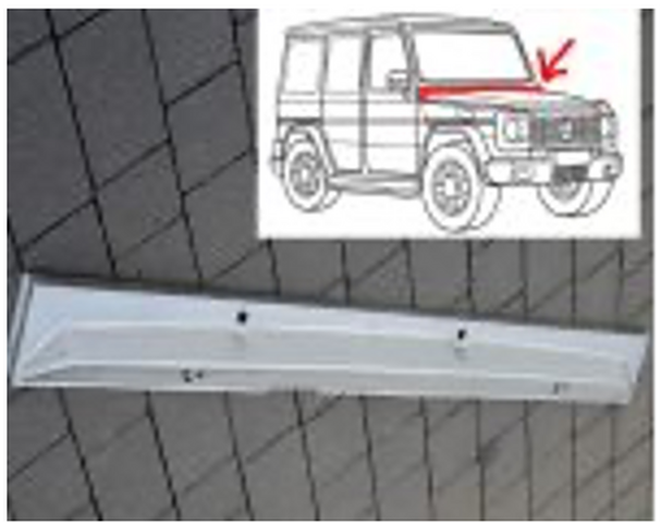 Ijzer reparatie buitenkant raam/ruit 