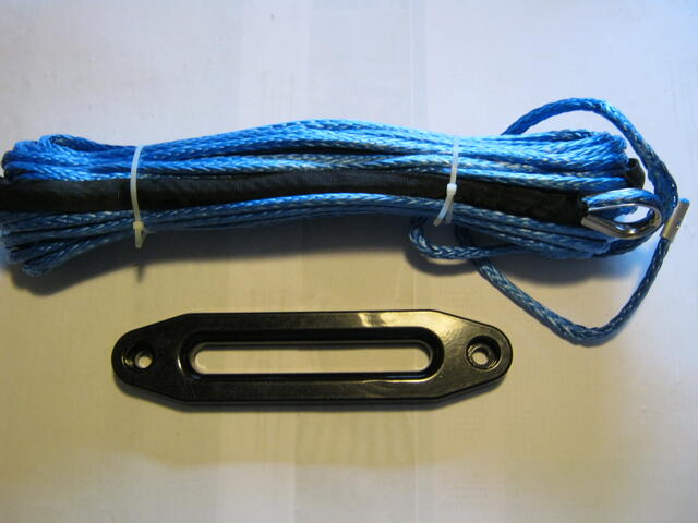Synthetic rope for winch / winch / trueil