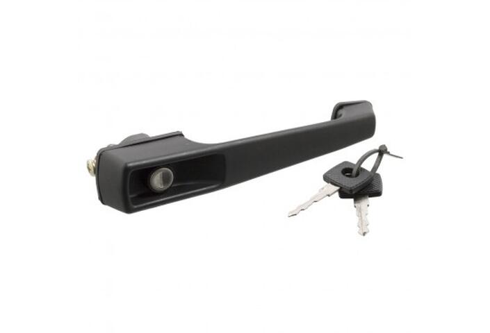 Door handle with keys