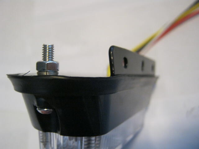 Strobo led / knipper oranje leds  4x 2 watt 12 & 24 Volt