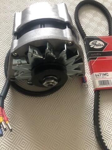 Nieuwe alternator en ombouw kit 