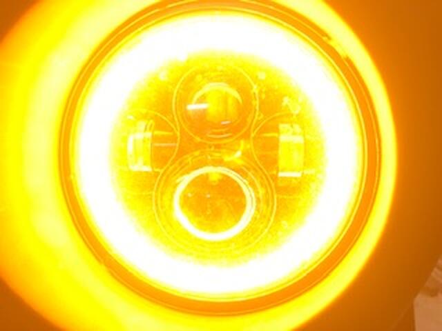Led headlights black version  24 VOLT